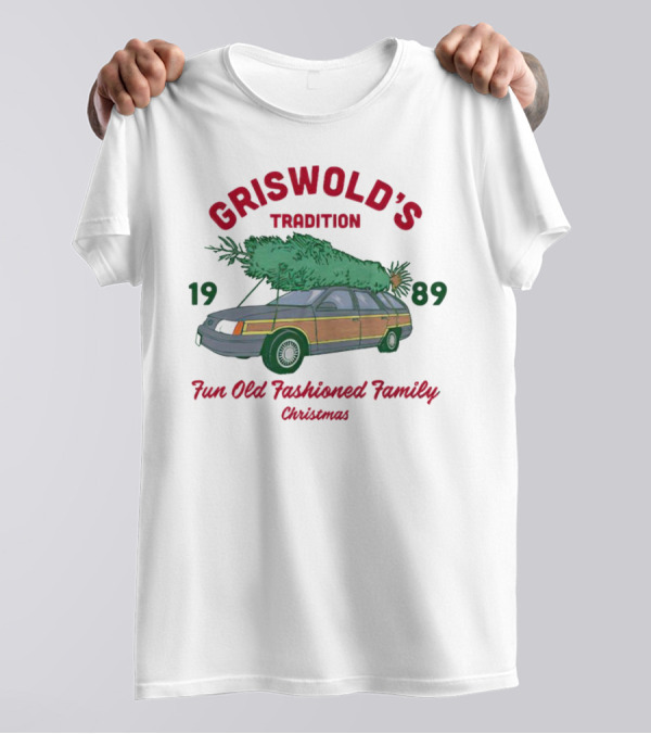 Griswold's Tradition 1989 Fun Old Fashioned Family Christmas T-Shirt