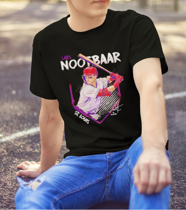 Lars Nootbaar St. Louis Baseball Players Signature T-Shirt