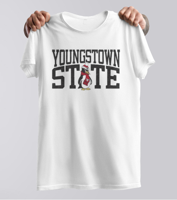 Youngstown State Penguin Pete Christmas Holiday T-Shirt