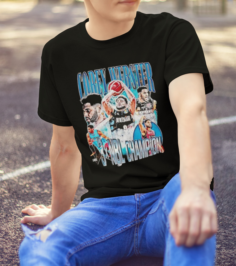 COREY WEBSTER 3X NBL CHAMPION NEW ZEALAND BASKETBALL PLAYER T-Shirt