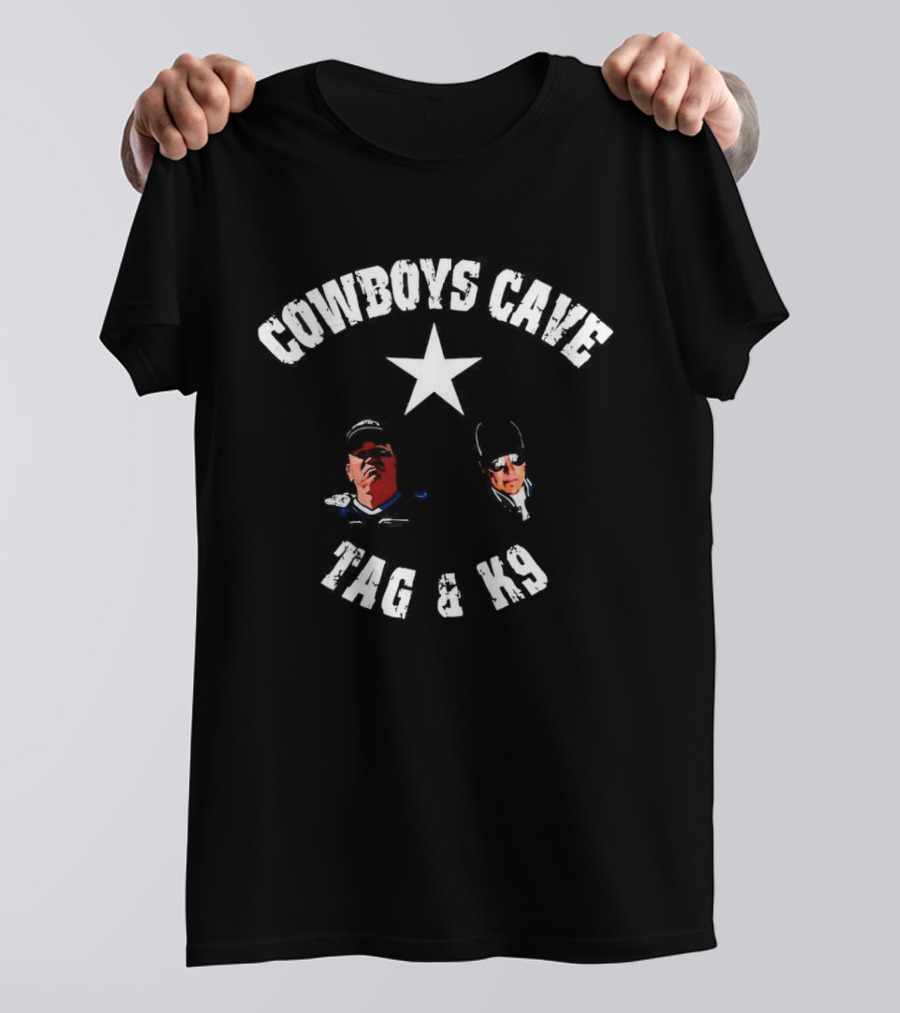 Cowboys Cave Tag And K9 Star T-Shirt