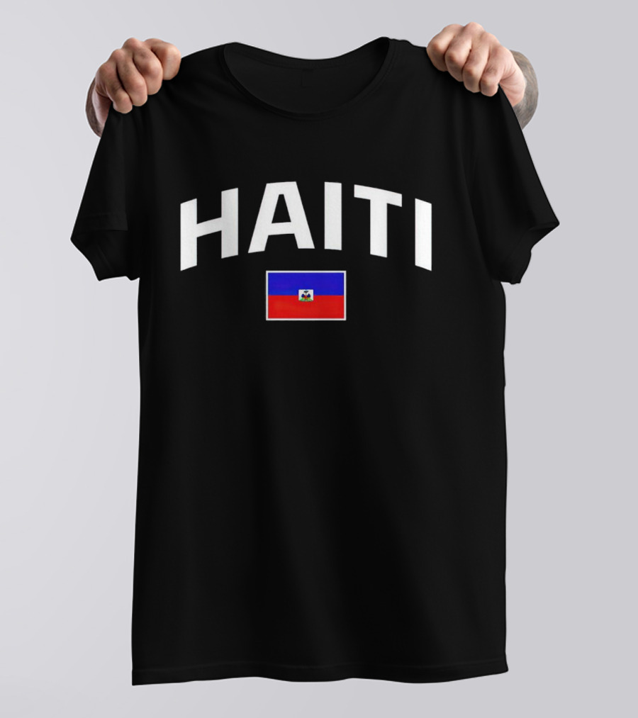 Haiti Island National Flag Emblem T-Shirt