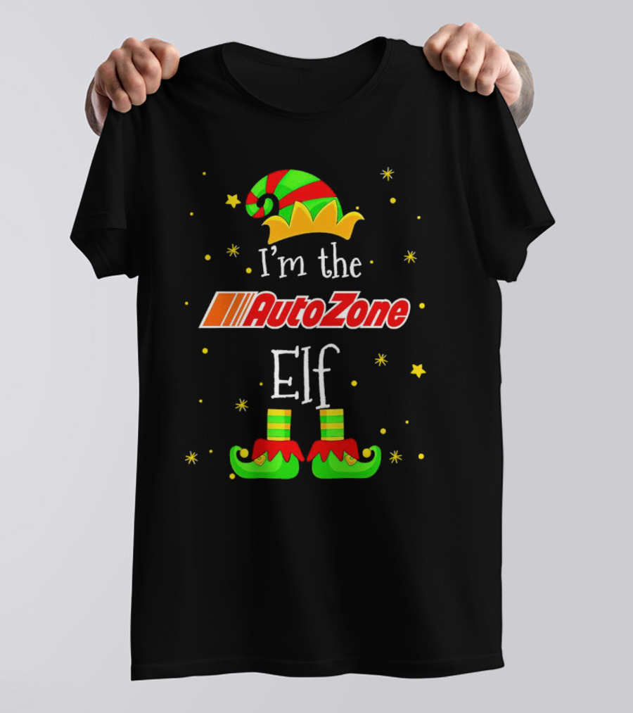 AutoZone Elf Christmas I'm The Holiday Helper T-Shirt