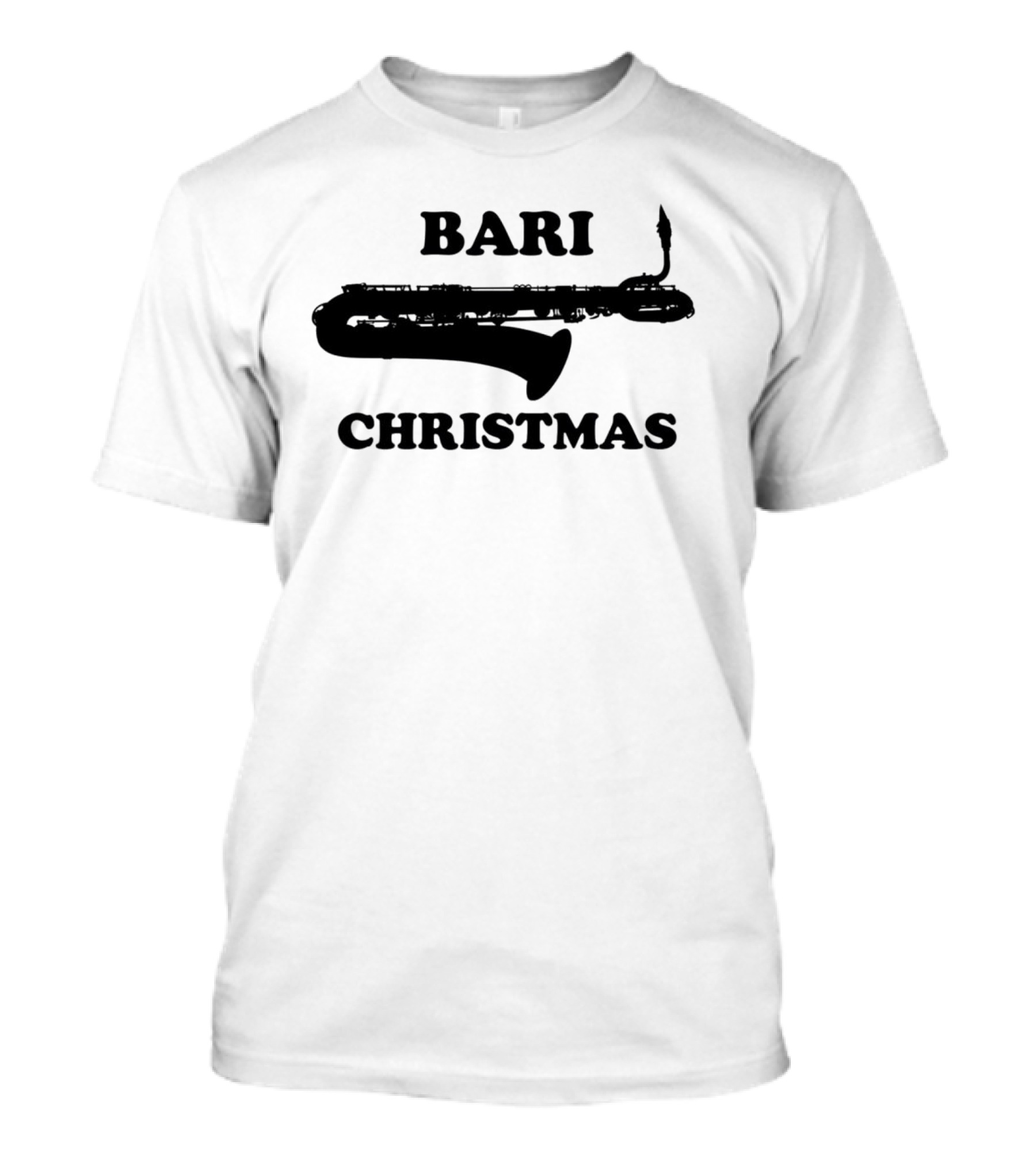 Bari Saxophone Christmas T-Shirt