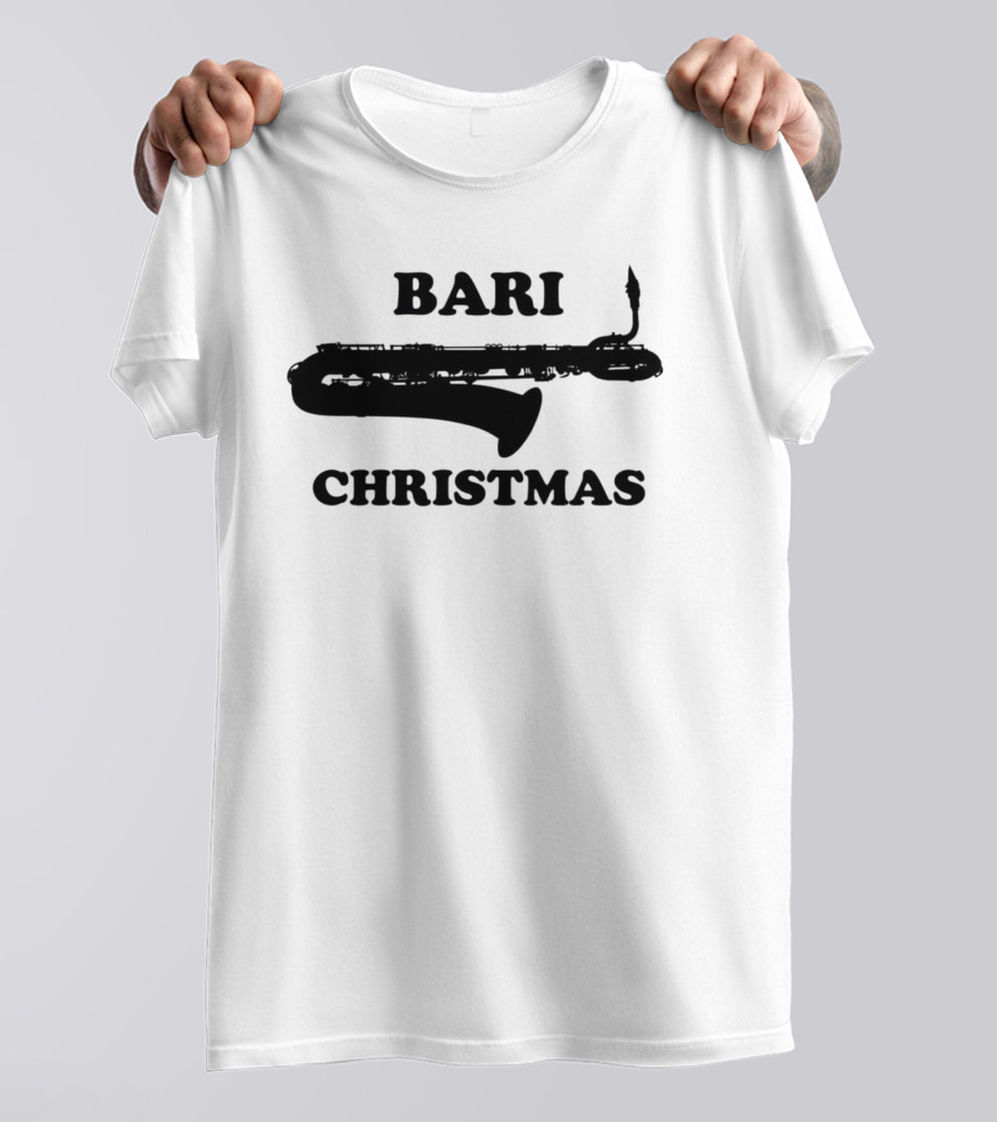 Bari Saxophone Christmas T-Shirt