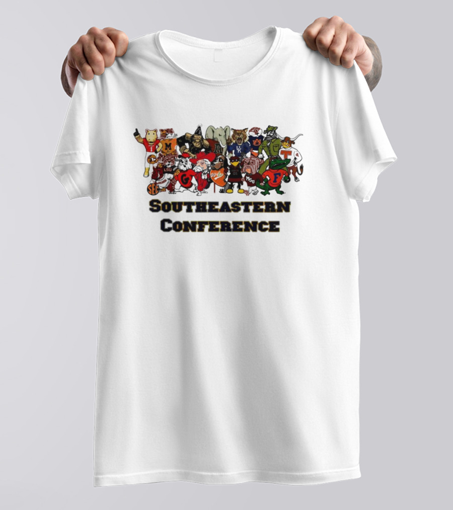 Southeastern Conference Mascots Collection T-Shirt