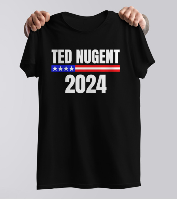 Ted Nugent 2024 Stars And Stripes Campaign T-Shirt