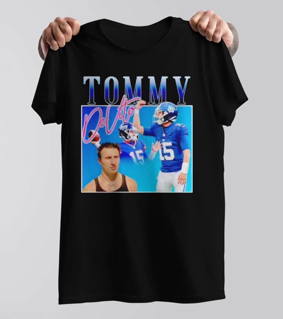 TOMMY DeVito New York Giants Quarterback Legacy T-Shirt