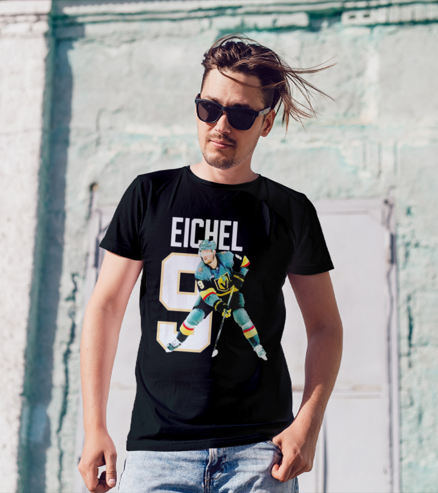 Vegas Golden Knights Jack Eichel 9 Hockey Player MVP T-Shirt