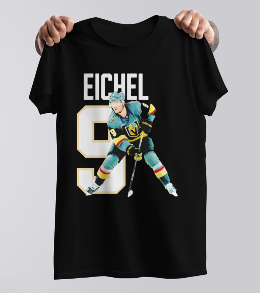 Vegas Golden Knights Jack Eichel 9 Hockey Player MVP T-Shirt