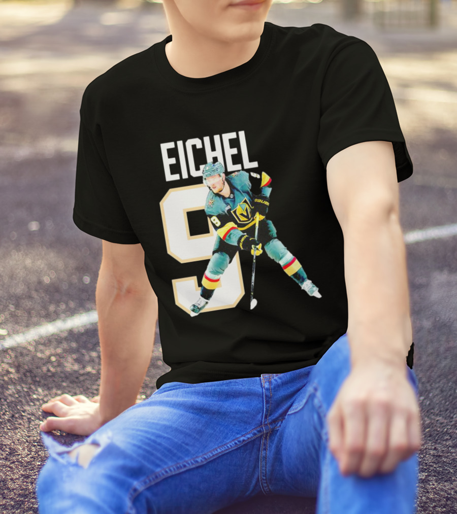 Vegas Golden Knights Jack Eichel 9 Hockey Player MVP T-Shirt