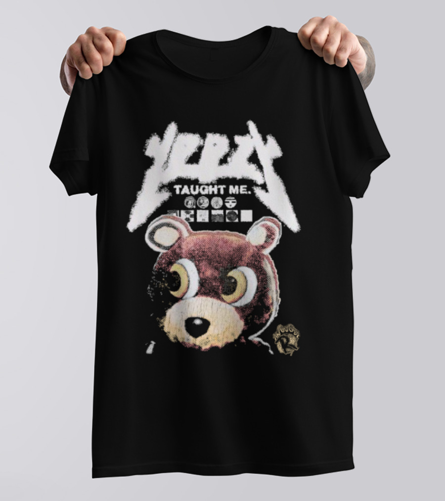 Yeezy Taught Me Graduation Bear Mascot Vintage T-Shirt