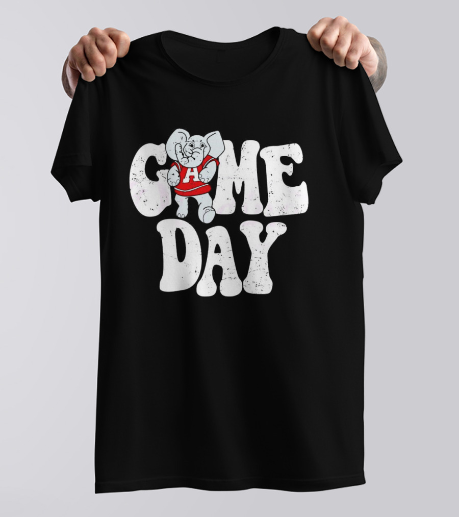 Alabama Crimson Tide Game Day Elephant Mascot T-Shirt