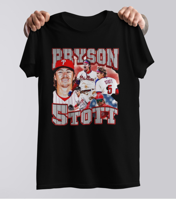 Bryson Stott Philadelphia Phillies Baseball Player T-Shirt