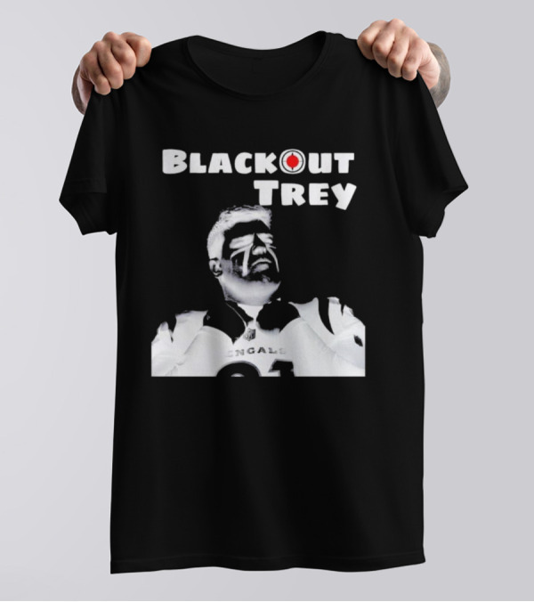 Blackout Trey Cincinnati Bengals 91 T-Shirt