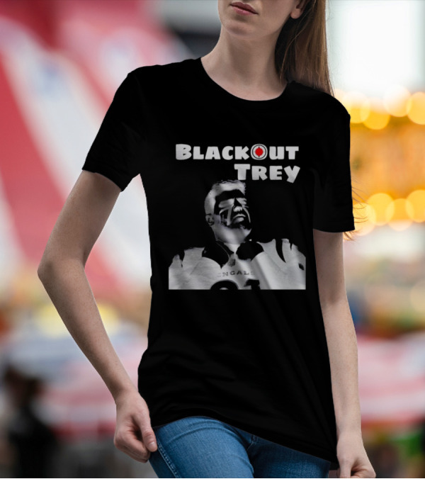 Blackout Trey Cincinnati Bengals 91 T-Shirt