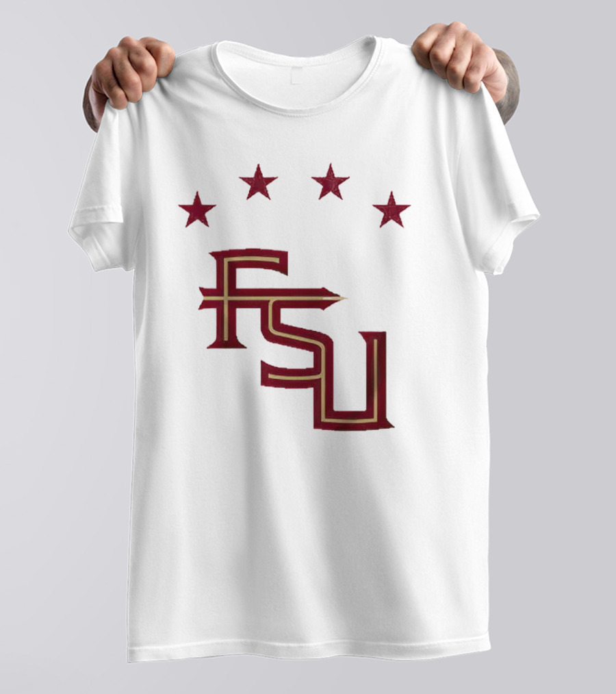 FSU Soccer Four Stars Achievement Recognition T-Shirt