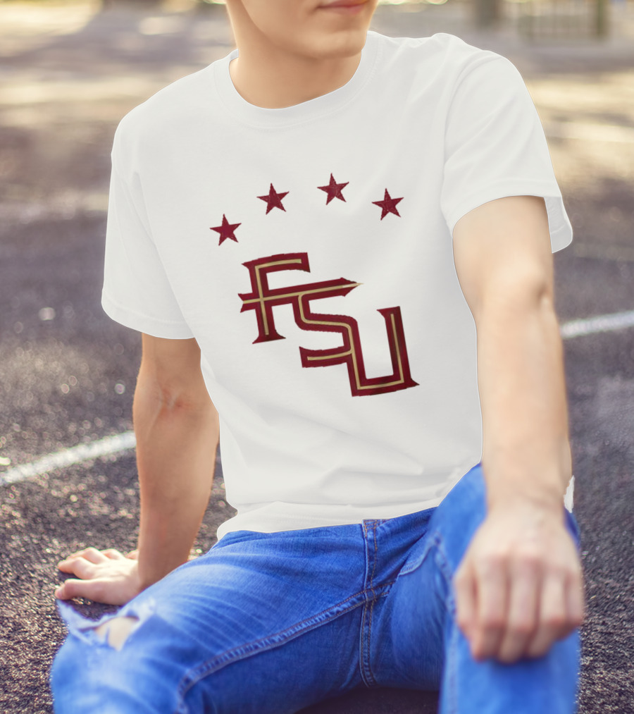 FSU Soccer Four Stars Achievement Recognition T-Shirt
