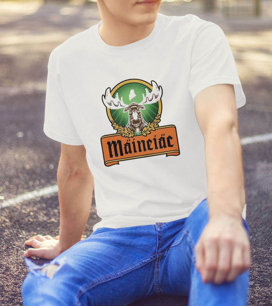 Jagermeister Maineiac Moose Maine T-Shirt