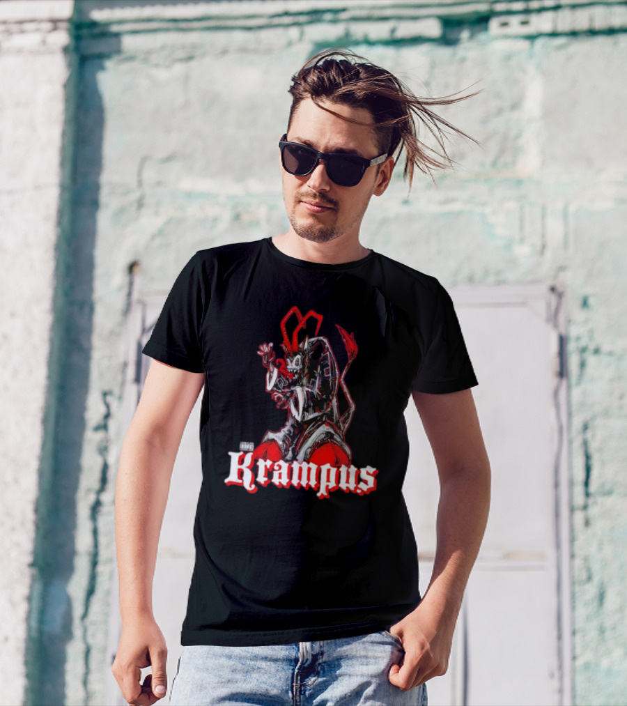 Krampus IV Explicit Content Warning Parental Advisory T-Shirt