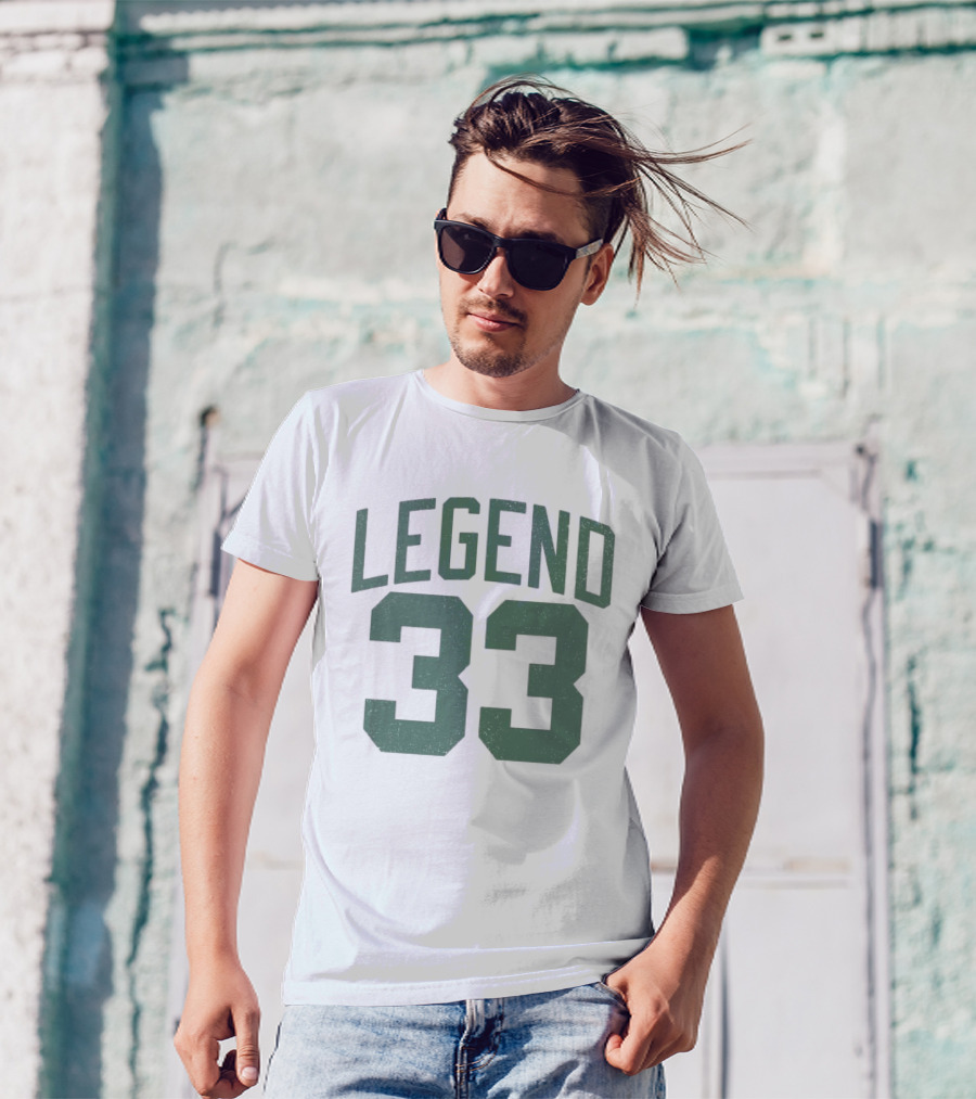 Legend 33 Larry Bird Boston Celtics T-Shirt