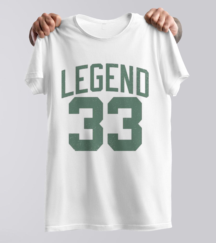 Legend 33 Larry Bird Boston Celtics T-Shirt