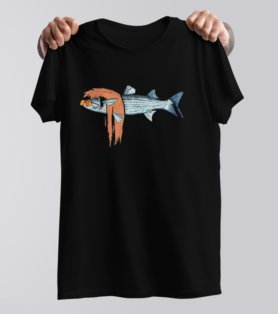 Mullet Fish Sunglasses T-Shirt