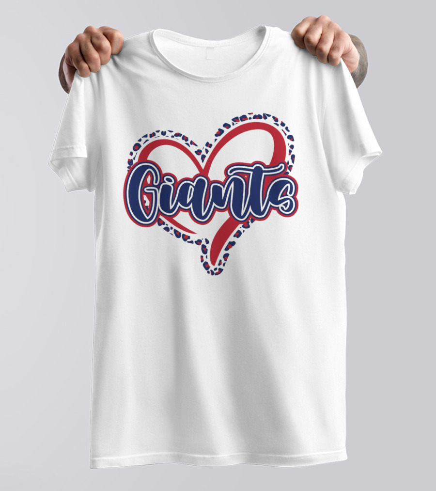 Giants Heart Leopard T-Shirt