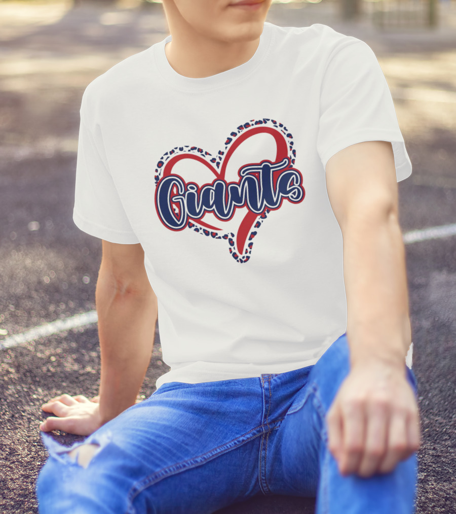 Giants Heart Leopard T-Shirt