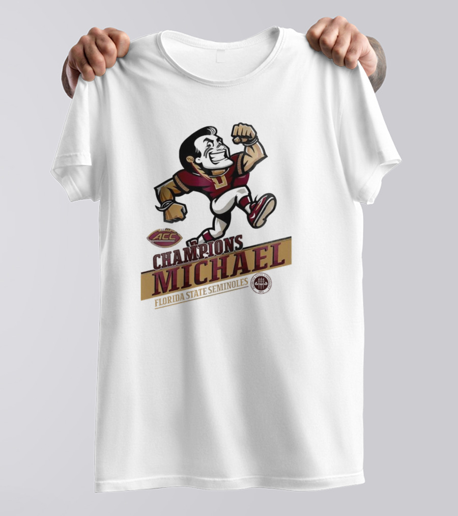 ACC Football Champions Michael Florida State Seminoles T-Shirt