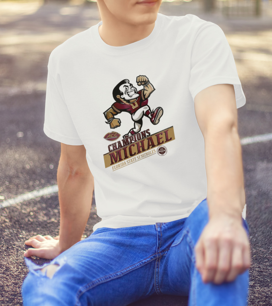 ACC Football Champions Michael Florida State Seminoles T-Shirt