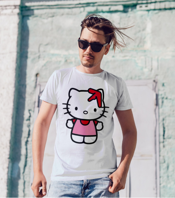 Hello Kitty Aphex Twin Mashup T-Shirt