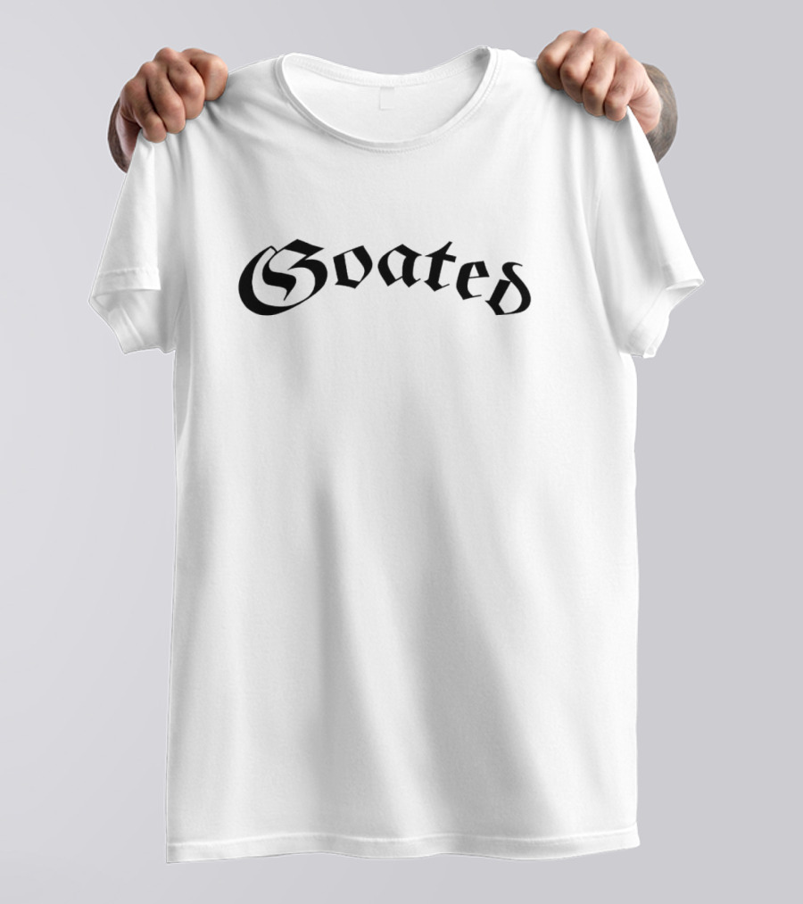 Ryan Clark Goated Blackletter Font T-Shirt