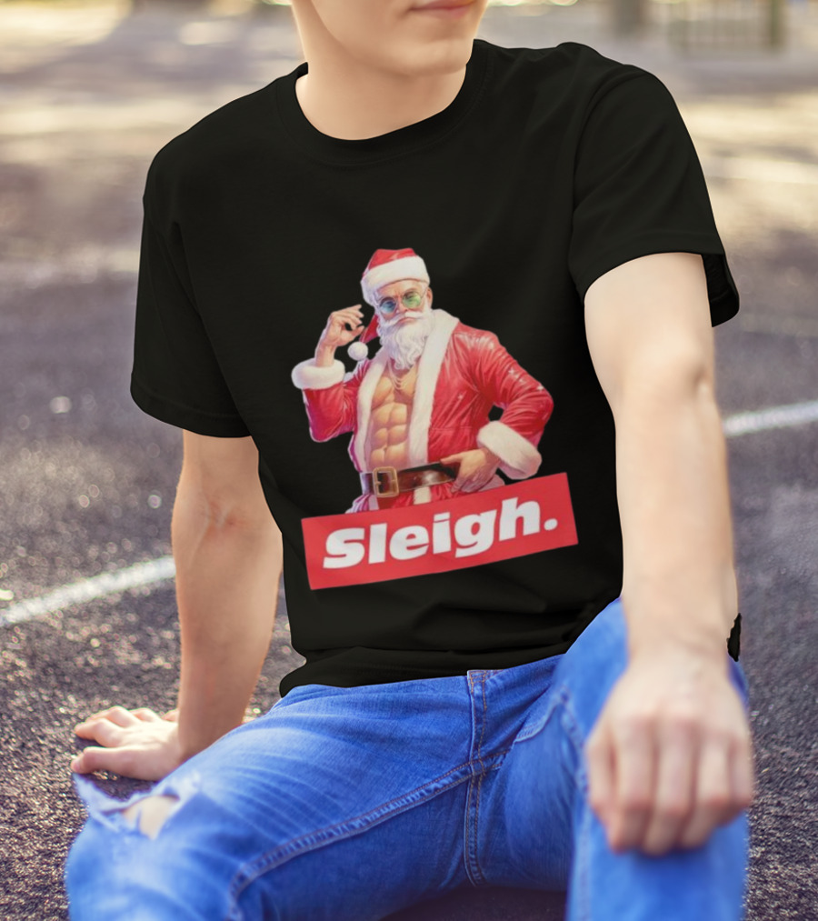 Sleigh Santa Christmas T-Shirt