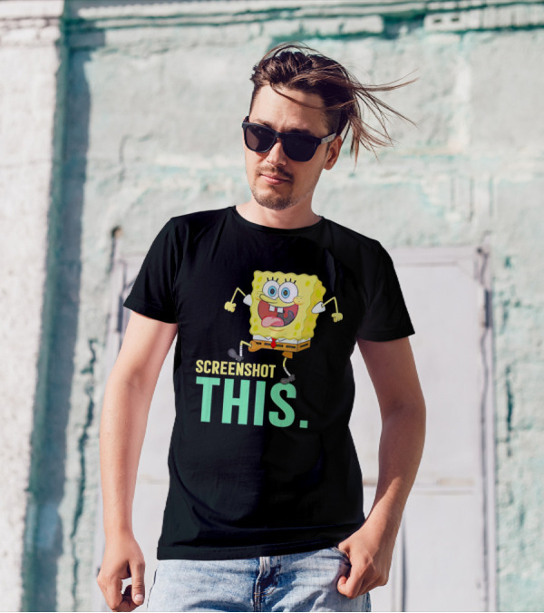 SpongeBob SquarePants Screenshot This Meme Joke T-Shirt