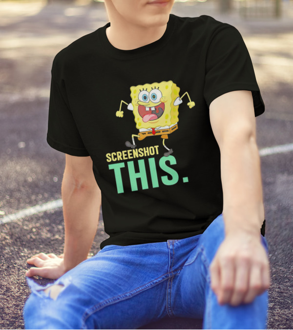 SpongeBob SquarePants Screenshot This Meme Joke T-Shirt