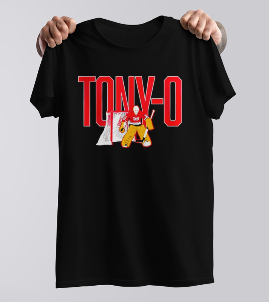 TONY-O 35 Hockey Goalie Net T-Shirt