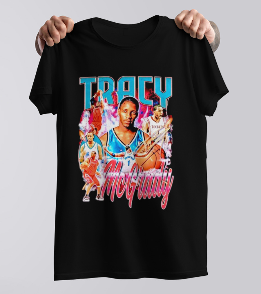 Tracy McGrady Basketball Rockets Legends TMAC T-Shirt