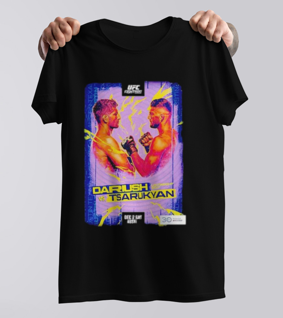 UFC Fight Night Austin Dariush Vs Tsarukyan December 2 30 Spectrum T-Shirt