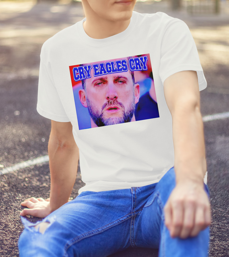 Cry Eagles Cry Nick Sirianni Ford Field Lions Clash T-Shirt