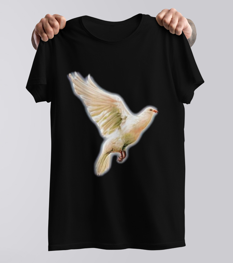 Psycho Peace Dream Dove In Flight T-Shirt