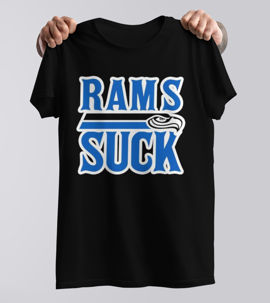 Rams Suck Seattle Seahawks Rivalry Game Day Fan Spirit T-Shirt
