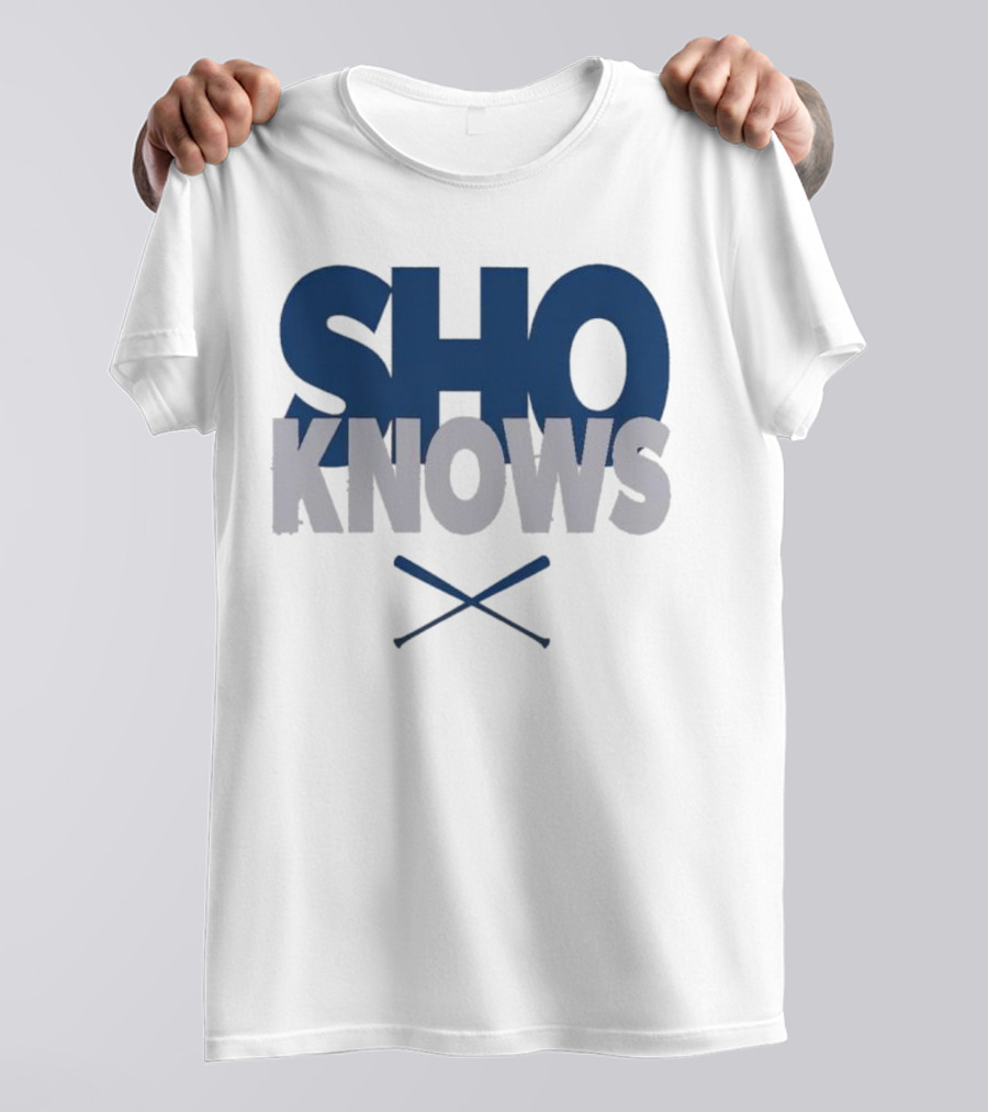 Shohei Ohtani Sho Knows LA Baseball T-Shirt