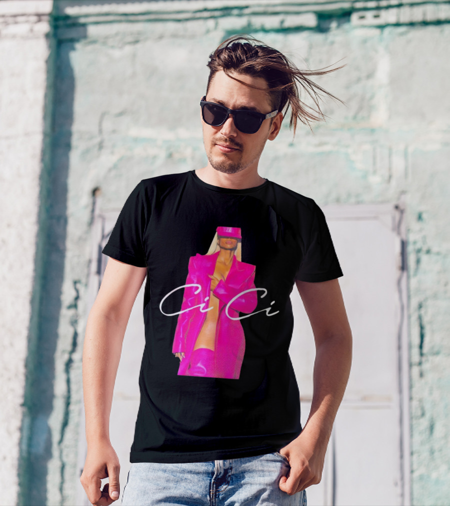 Ciara CiCi Bold Pink Fashion T-Shirt