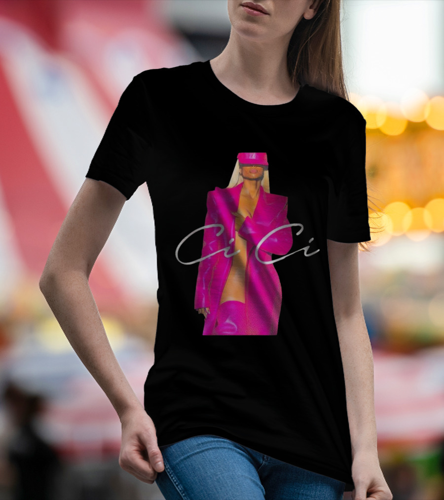 Ciara CiCi Bold Pink Fashion T-Shirt