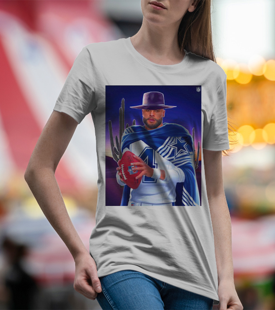 Dallas Cowboys Dak Prescott Western Style NFC East Win T-Shirt