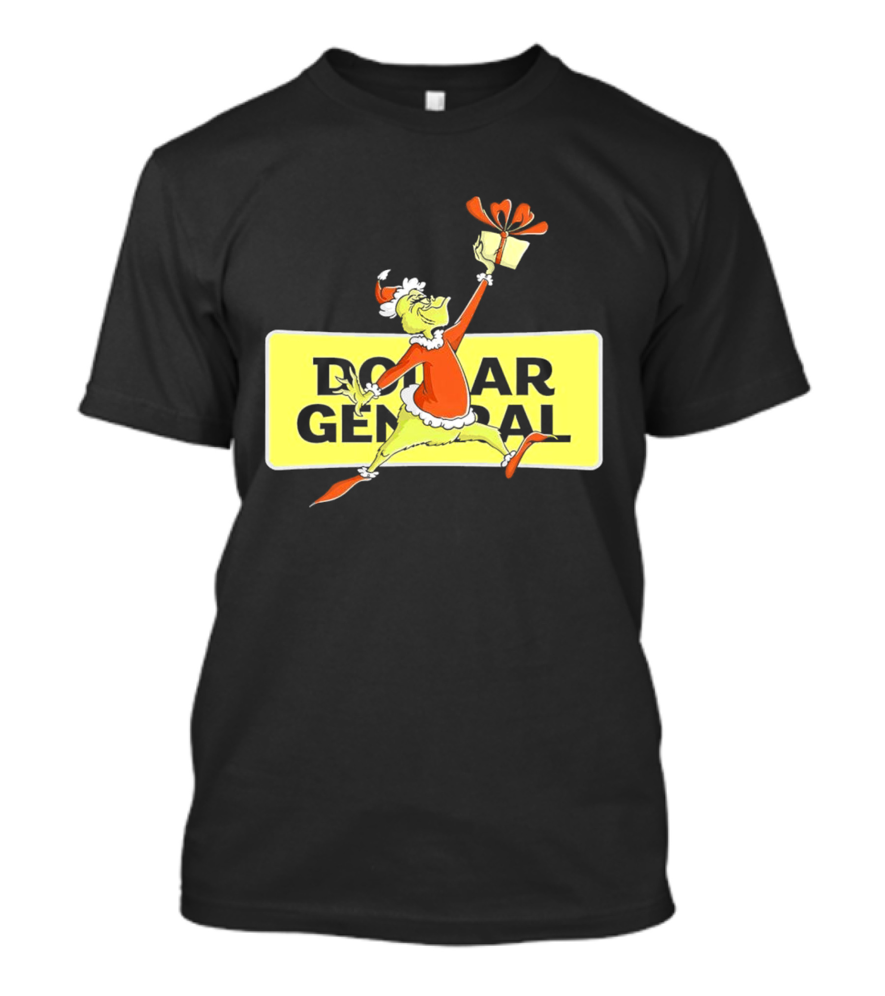 Grinch Christmas Dollar General Gift Iconic Holiday Scene T-Shirt