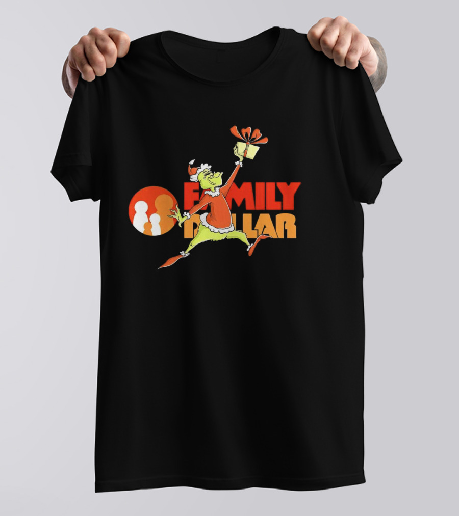 Grinch Family Dollar Christmas Gift T-Shirt
