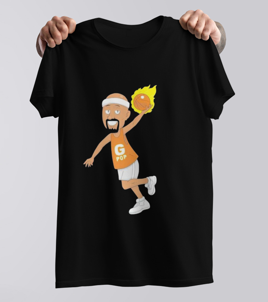 G Pop Flame Basketball T-Shirt
