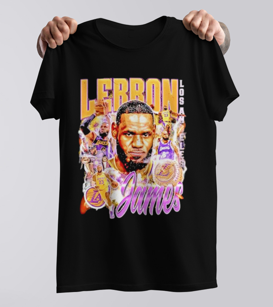 LEBRON JAMES LOS ANGELES LAKERS 23 ICONIC BASKETBALL LEGEND T-Shirt